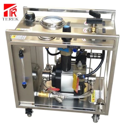 Terek ブランドのホースパイプガスシリンダーテスト用静圧/油圧/油圧ポンプテストベンチ