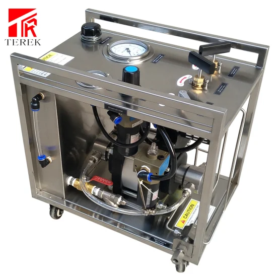 Terek 400 MPa 高圧空気圧液体ポンプ油圧ハイドロパイプシリンダーチューブテスト