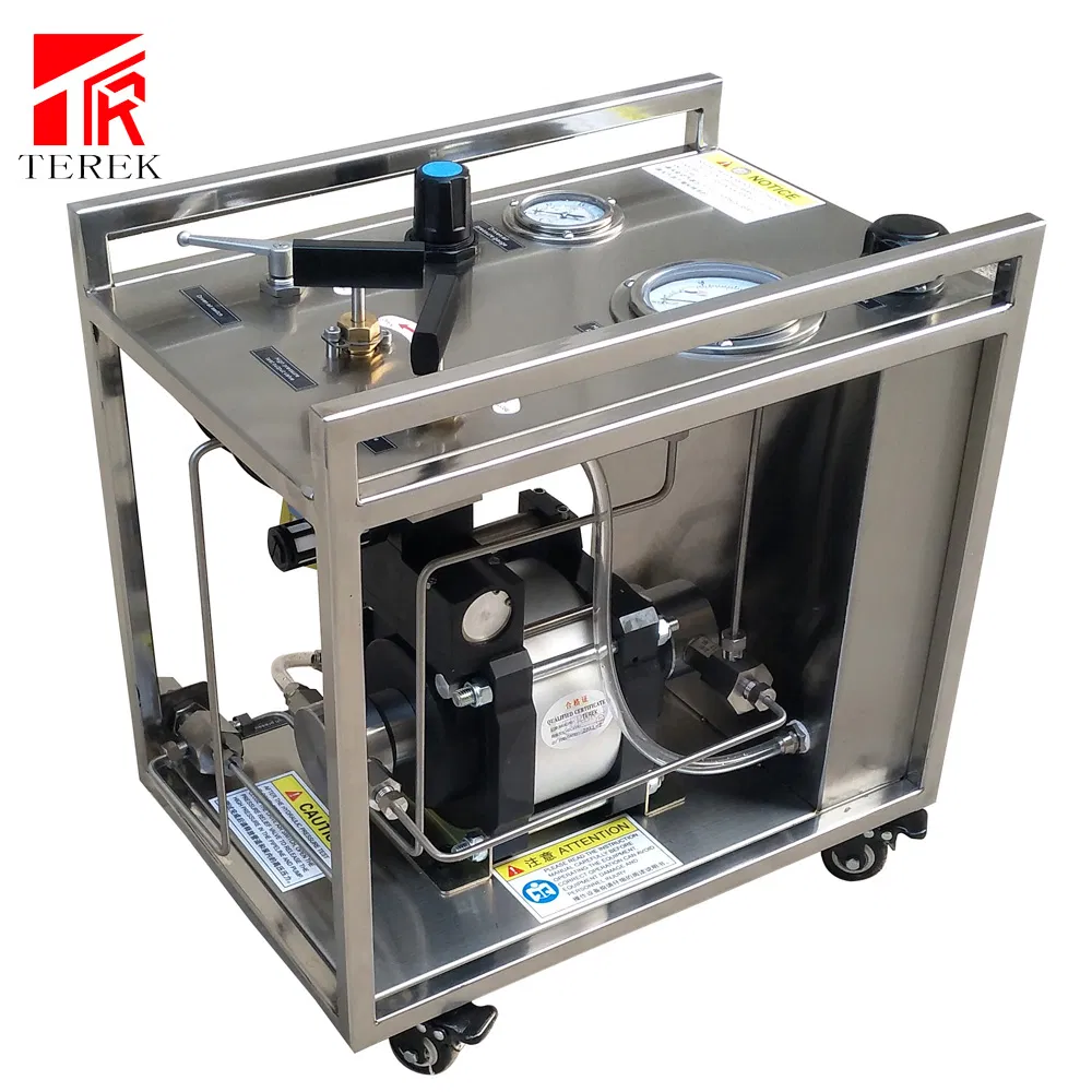 Terek ブランドの空気圧液体ブースターポンプテストベンチ、パイプ/ホース/チューブ/ブレーキチューブテスト用