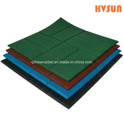 スイミングプールの床ゴム舗装用の防水耐久性のある健康的な新素材